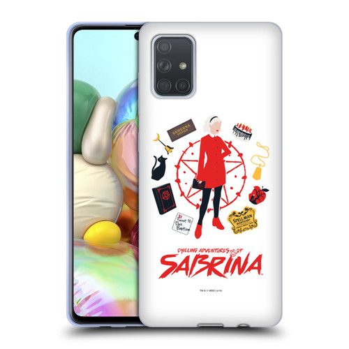 Chilling Adventures of Sabrina Graphics Essentials Soft Gel Case for Samsung Galaxy A71 (2019)