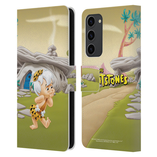 The Flintstones Characters Bambam Rubble Leather Book Wallet Case Cover For Samsung Galaxy S23+ 5G