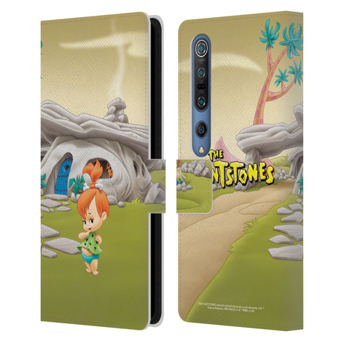 The Flintstones Characters Pebbles Flintstones Leather Book Wallet Case Cover For Xiaomi Mi 10 5G / Mi 10 Pro 5G