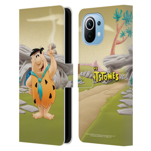 The Flintstones Characters Fred Flintstones Leather Book Wallet Case Cover For Xiaomi Mi 11