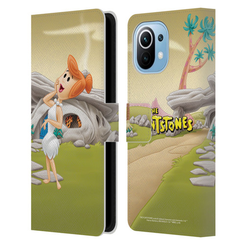 The Flintstones Characters Wilma Flintstones Leather Book Wallet Case Cover For Xiaomi Mi 11