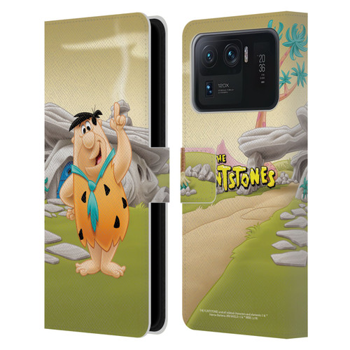 The Flintstones Characters Fred Flintstones Leather Book Wallet Case Cover For Xiaomi Mi 11 Ultra