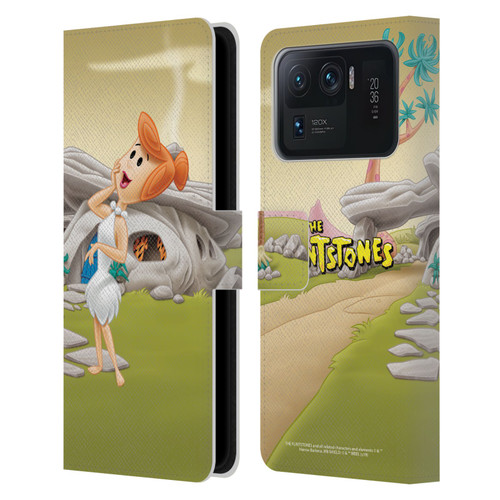 The Flintstones Characters Wilma Flintstones Leather Book Wallet Case Cover For Xiaomi Mi 11 Ultra