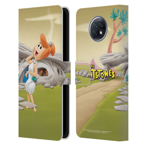 The Flintstones Characters Wilma Flintstones Leather Book Wallet Case Cover For Xiaomi Redmi Note 9T 5G