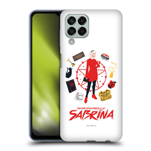 Chilling Adventures of Sabrina Graphics Essentials Soft Gel Case for Samsung Galaxy M33 (2022)