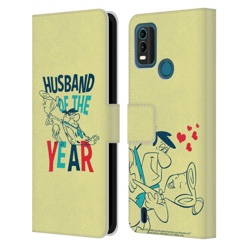The Flintstones Graphics Husband Of The Year Leather Book Wallet Case Cover For Nokia G11 Plus