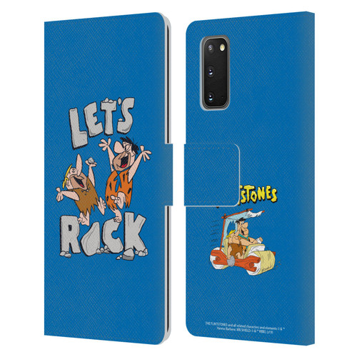The Flintstones Graphics Fred And Barney Leather Book Wallet Case Cover For Samsung Galaxy S20 / S20 5G