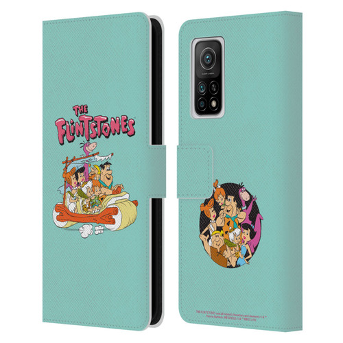 The Flintstones Graphics Family Leather Book Wallet Case Cover For Xiaomi Mi 10T 5G