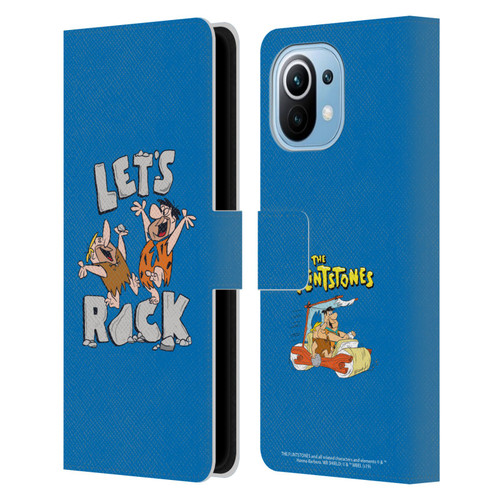The Flintstones Graphics Fred And Barney Leather Book Wallet Case Cover For Xiaomi Mi 11