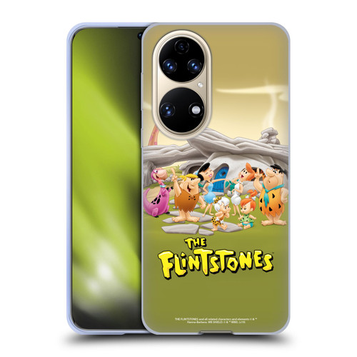 The Flintstones Characters Stone House Soft Gel Case for Huawei P50