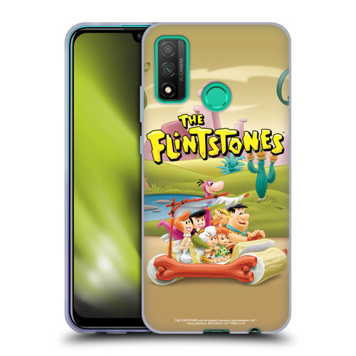 The Flintstones Characters Stone Car Soft Gel Case for Huawei P Smart (2020)
