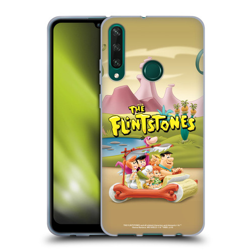 The Flintstones Characters Stone Car Soft Gel Case for Huawei Y6p