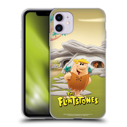 The Flintstones Characters Barney Rubble Soft Gel Case for Apple iPhone 11