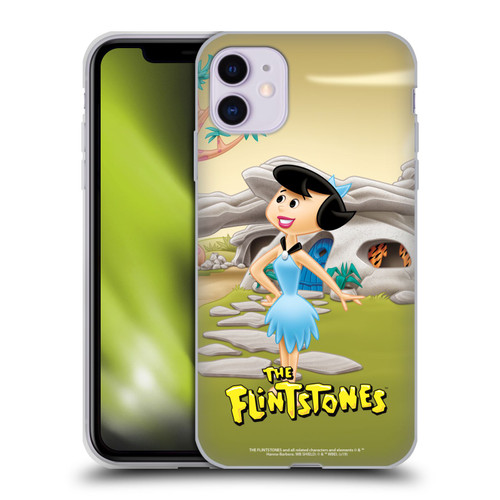 The Flintstones Characters Betty Rubble Soft Gel Case for Apple iPhone 11