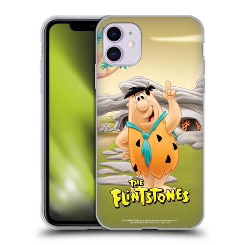 The Flintstones Characters Fred Flintstones Soft Gel Case for Apple iPhone 11