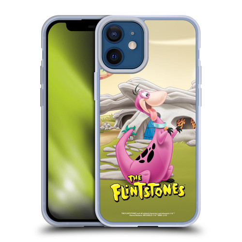 The Flintstones Characters Dino Soft Gel Case for Apple iPhone 12 Mini