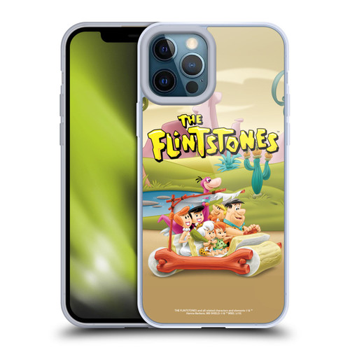 The Flintstones Characters Stone Car Soft Gel Case for Apple iPhone 12 Pro Max