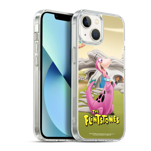 The Flintstones Characters Dino Soft Gel Case for Apple iPhone 13