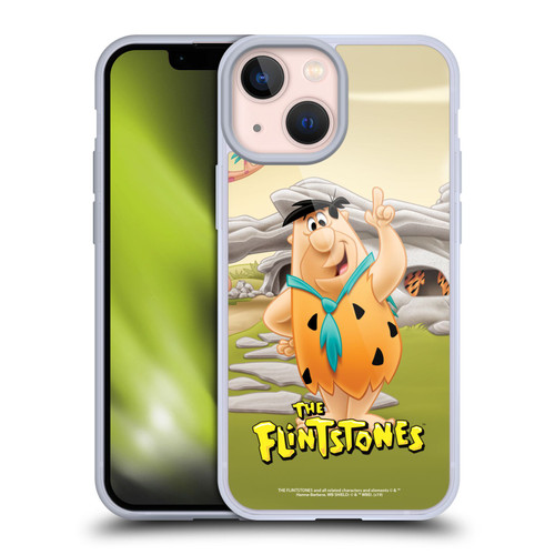 The Flintstones Characters Fred Flintstones Soft Gel Case for Apple iPhone 13 Mini