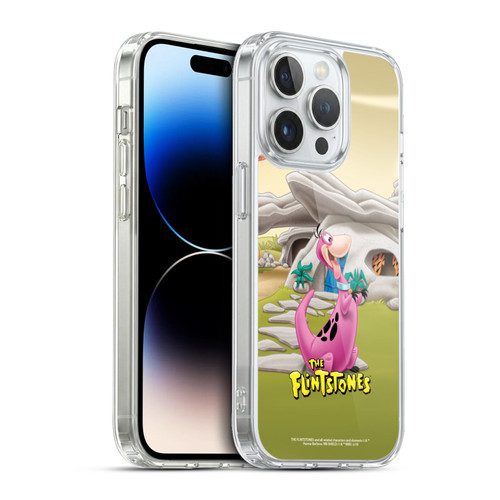 The Flintstones Characters Dino Soft Gel Case for Apple iPhone 13 Pro & MagSafe