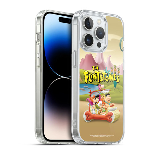The Flintstones Characters Stone Car Soft Gel Case for Apple iPhone 13 Pro & MagSafe