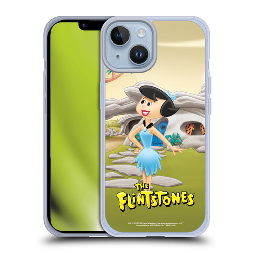 The Flintstones Characters Betty Rubble Soft Gel Case for Apple iPhone 14