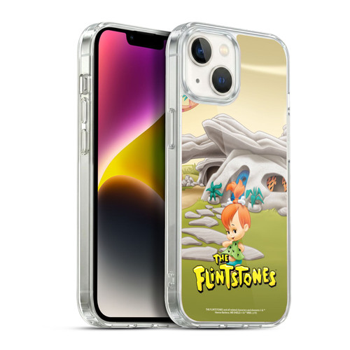 The Flintstones Characters Pebbles Flintstones Soft Gel Case for Apple iPhone 14
