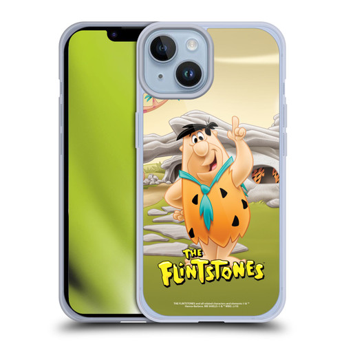 The Flintstones Characters Fred Flintstones Soft Gel Case for Apple iPhone 14