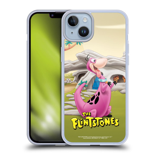 The Flintstones Characters Dino Soft Gel Case for Apple iPhone 14 Plus