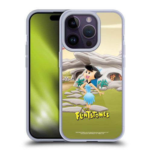 The Flintstones Characters Betty Rubble Soft Gel Case for Apple iPhone 14 Pro