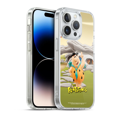 The Flintstones Characters Fred Flintstones Soft Gel Case for Apple iPhone 14 Pro & MagSafe