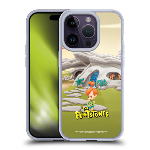 The Flintstones Characters Pebbles Flintstones Soft Gel Case for Apple iPhone 14 Pro