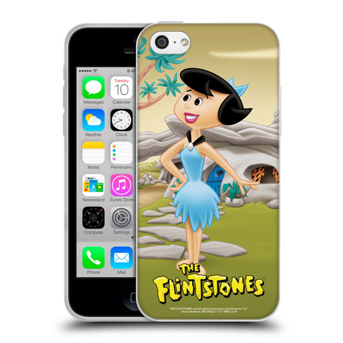 The Flintstones Characters Betty Rubble Soft Gel Case for Apple iPhone 5c