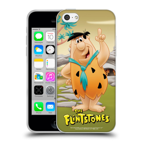The Flintstones Characters Fred Flintstones Soft Gel Case for Apple iPhone 5c