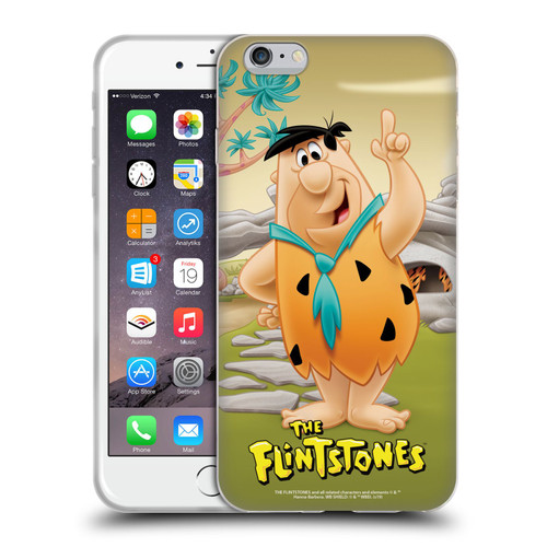 The Flintstones Characters Fred Flintstones Soft Gel Case for Apple iPhone 6 Plus / iPhone 6s Plus