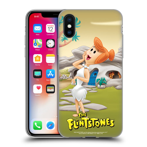 The Flintstones Characters Wilma Flintstones Soft Gel Case for Apple iPhone X / iPhone XS