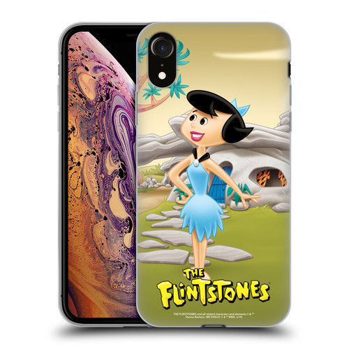 The Flintstones Characters Betty Rubble Soft Gel Case for Apple iPhone XR