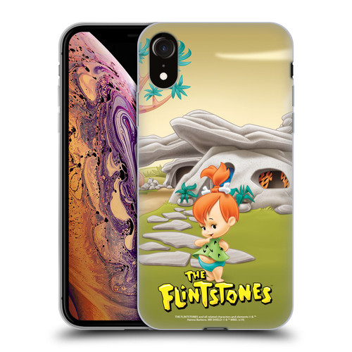 The Flintstones Characters Pebbles Flintstones Soft Gel Case for Apple iPhone XR
