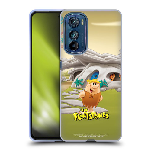 The Flintstones Characters Barney Rubble Soft Gel Case for Motorola Edge 30