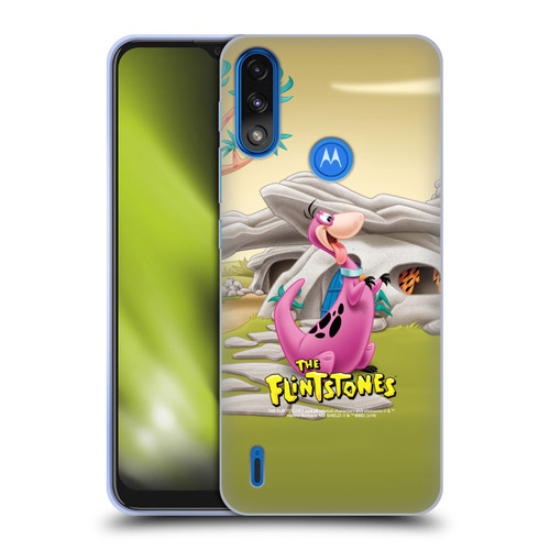 The Flintstones Characters Dino Soft Gel Case for Motorola Moto E7 Power / Moto E7i Power