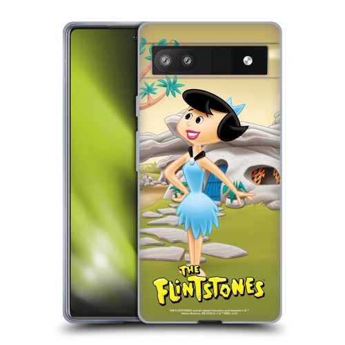 The Flintstones Characters Betty Rubble Soft Gel Case for Google Pixel 6a