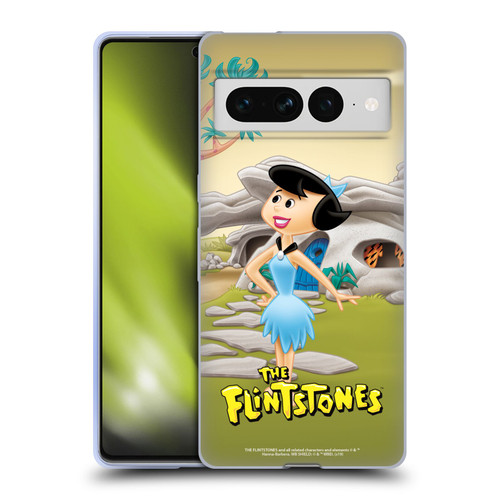 The Flintstones Characters Betty Rubble Soft Gel Case for Google Pixel 7 Pro