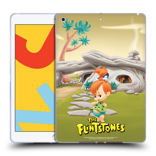 The Flintstones Characters Pebbles Flintstones Soft Gel Case for Apple iPad 10.2 2019/2020/2021