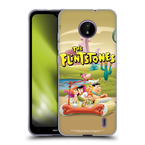 The Flintstones Characters Stone Car Soft Gel Case for Nokia C10 / C20