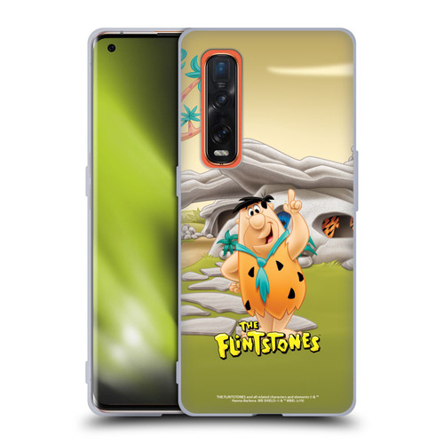 The Flintstones Characters Fred Flintstones Soft Gel Case for OPPO Find X2 Pro 5G