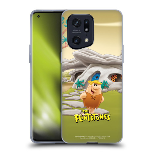 The Flintstones Characters Barney Rubble Soft Gel Case for OPPO Find X5 Pro