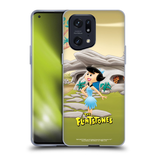 The Flintstones Characters Betty Rubble Soft Gel Case for OPPO Find X5 Pro