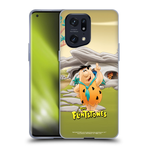 The Flintstones Characters Fred Flintstones Soft Gel Case for OPPO Find X5 Pro