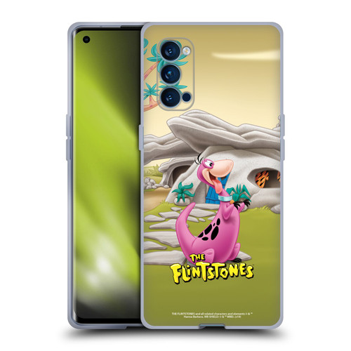 The Flintstones Characters Dino Soft Gel Case for OPPO Reno 4 Pro 5G