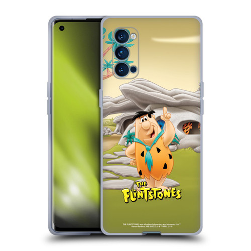 The Flintstones Characters Fred Flintstones Soft Gel Case for OPPO Reno 4 Pro 5G